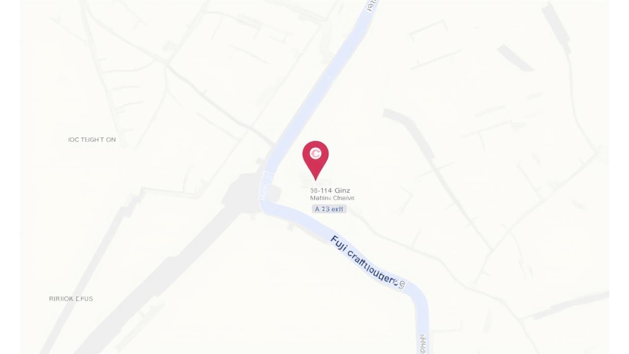 Fuji Craft Burgersの地図、銀座駅からのアクセス